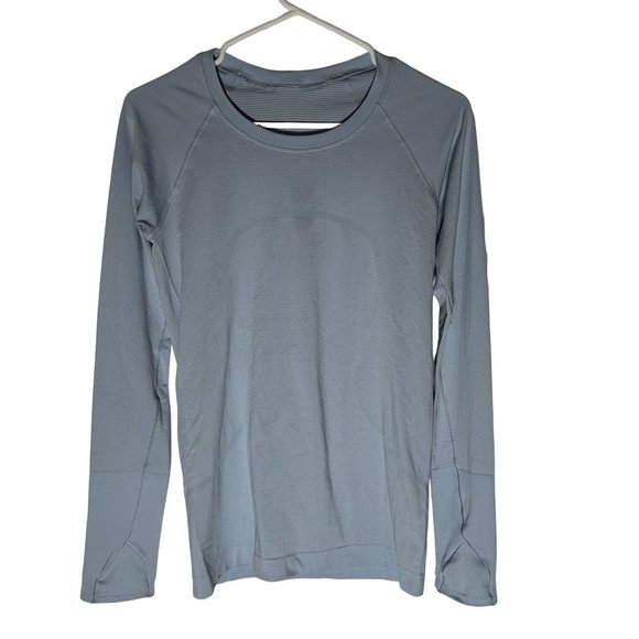 lululemon athletica Light Blue swiftly tech Long Sleeve Top - Picture 1 of 4